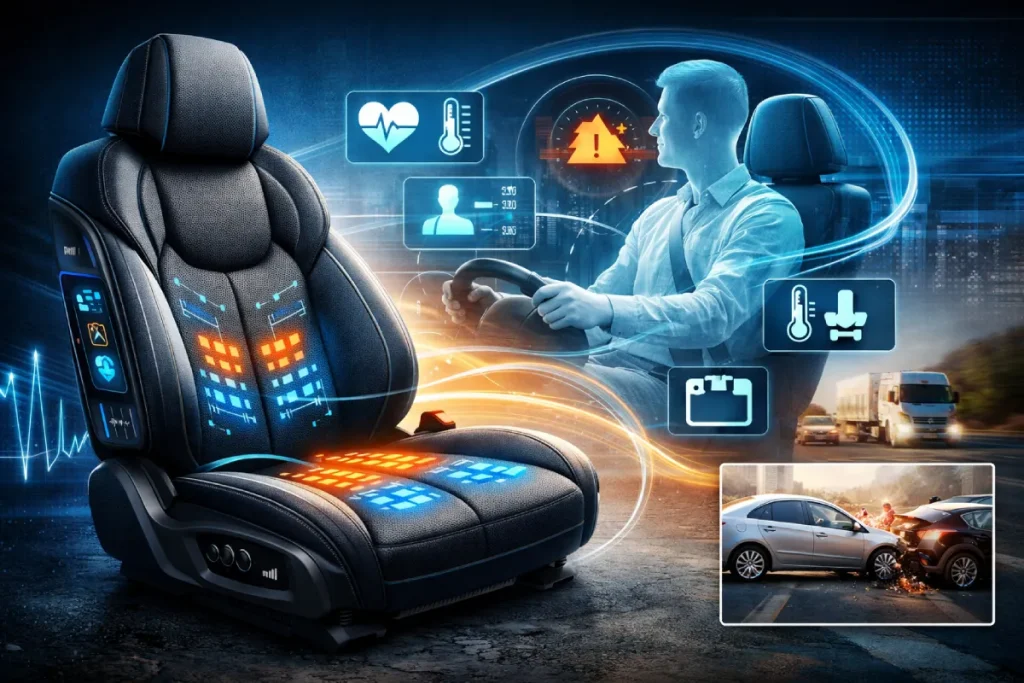 صندلی هوشمند وقتی فوم و حسگرها با هم راحتی و ایمنی را بازتعریف می‌کنند